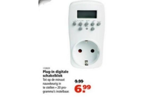 plug in digitale schakelklok voor eur6 99