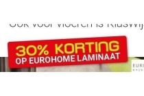 30 korting op eurohome laminaat