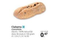 ciabatta chaupain