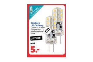 dimbare led g4 lamp