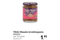 tikki masala kruidenpasta