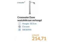 crosswater dune wastafelkraan verhoogd