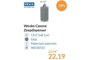 wenko casone zeepdispenser