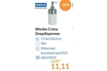 wenko creta zeepdispenser