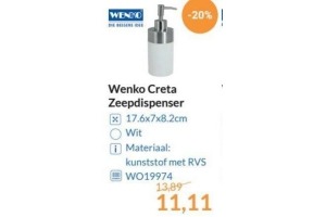 wenko creta zeepdispenser