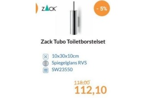 zack tubo toiletborstelset