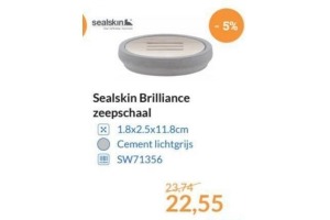 sealskin brilliance zeepschaal