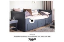 coming kids rough bedbank en nachtkastje grey