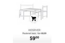 kidsriver basic peuterset white