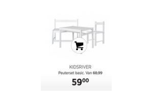 kidsriver basic peuterset white