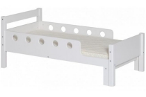 flexa wit mdf juniorbed uitschuifbaar