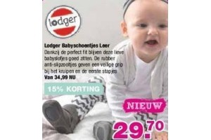 lodger babyschoentjes leer