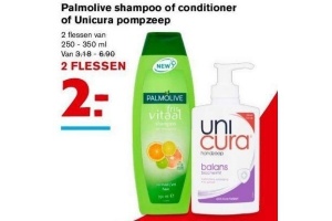 palmolive shampoo of conditioner of unicura pompzeep