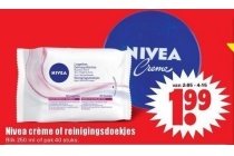 nivea creme of reinigingsdoekjes