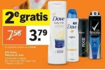 dove rexona en axe