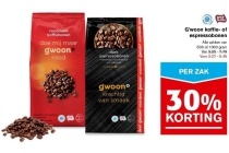 g woon koffie of espressobonen