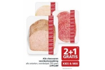 alle vleeswaren voordeelverpakkingen