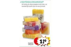natural cream soap