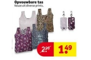 opvouwbare tas