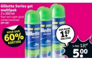 gilette series gel multipack