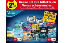 alle gillette en venus scheermesjes