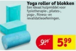 yoga roller of blokken