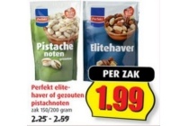 perfekt elite haver of gezouten pistachnoten