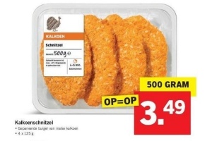 kalkoenschnitzel