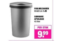 sunware afvalbak