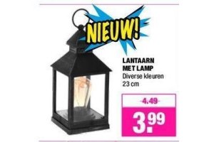 lantaarn met lamp