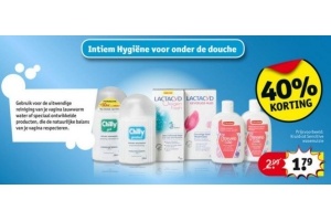 intiem hygiene voor onder de douche