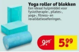 yoga roller of blokken