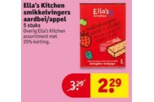 ella s kitchen smikkelvingers aardbei appel