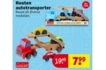 houten autotransporter