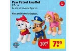 paw patrol knuffel