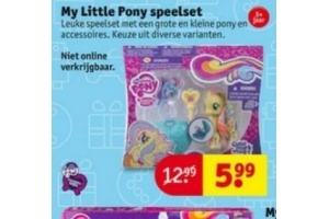 my little pony speelset