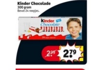 kinder chocolade