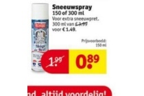 sneeuwspray