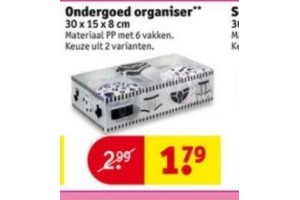 ondergoed organiser