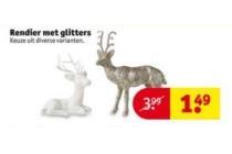 rendier met glitters