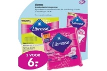 libresse maandverband of inlegkruisjes