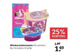 whiskas kattensnacks