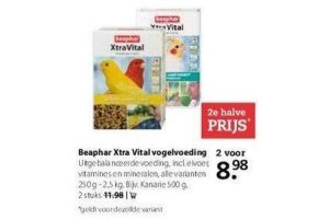 beaphar xtra vital vogelvoeding