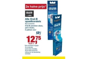 alle oral b opzetborstels