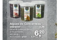 algues de concarneau zeewier