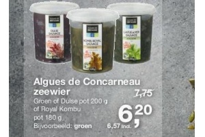algues de concarneau zeewier