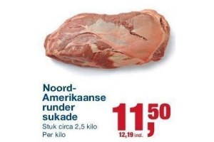 noor amerikaanse runder sukade