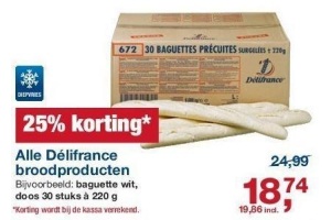 alle delifrance broodproducten