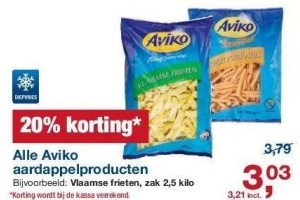 aviko aardappelproducten