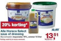 horeca select saus of dressing